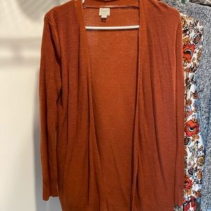 Orange Cardigan